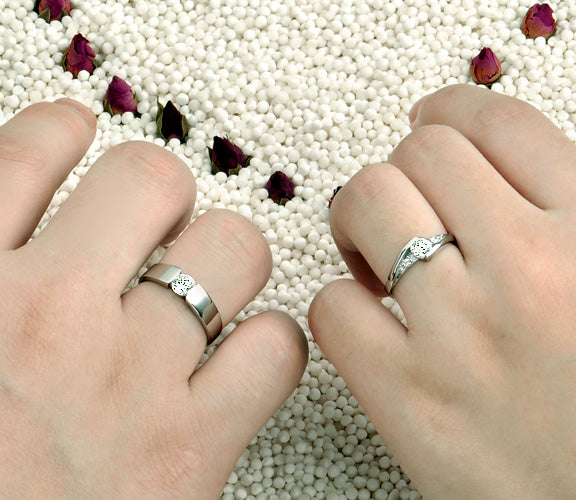 Custom 0.6 Carat Diamond Rings for Men and Women