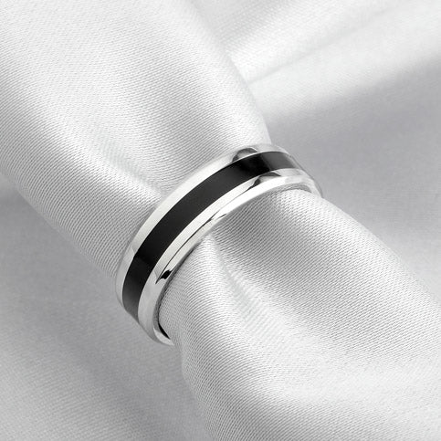 Customized Wedding Band for Men Titanium Steel