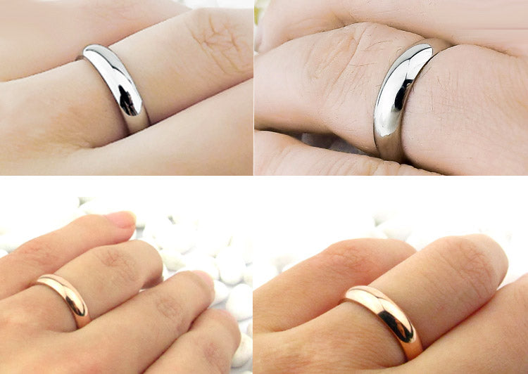 Gold Plated Custom Promise Rings Set for Him and Her