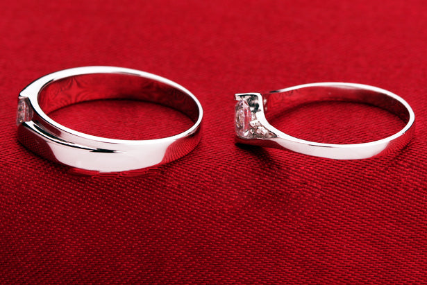 Custom Wedding Bands for Men and Women Sterling Silver