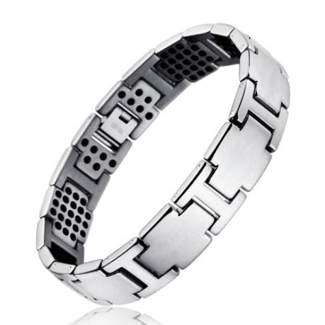 Mens Magnetic Sports Bracelet with Custom Names