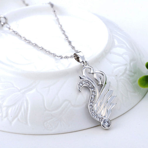 Phoenix and Dragon Pendants for Couples Set for 2 - Sterling Silver