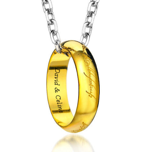 Custom Name Mens Necklace Valentines Gift for Boyfriend