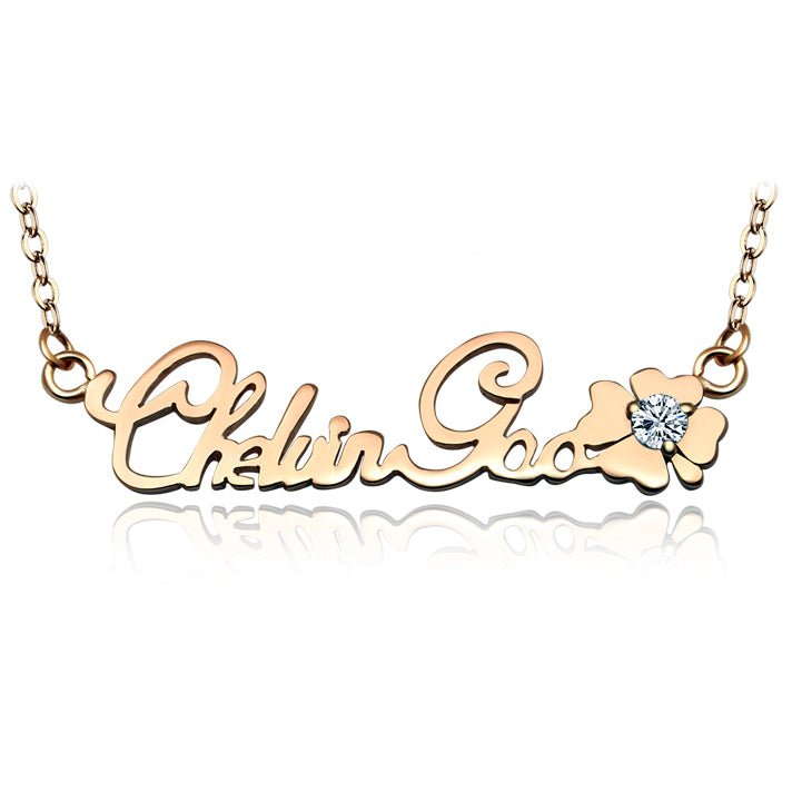Name Necklace Anniversary Gift for Women