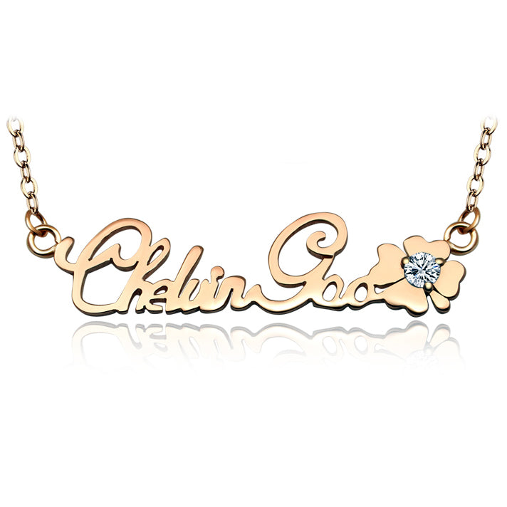 Name Necklace Anniversary Gift for Women