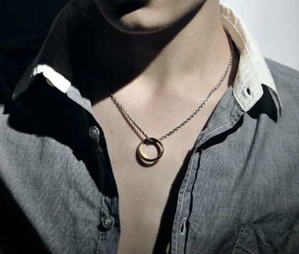 Custom Name Mens Necklace Valentines Gift for Boyfriend