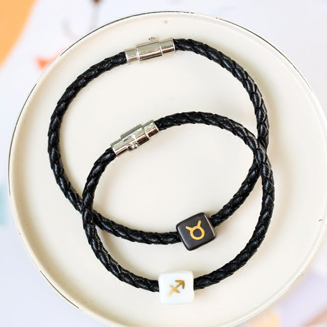 Custom 2 Pcs Horoscope Friendship Bracelets Set
