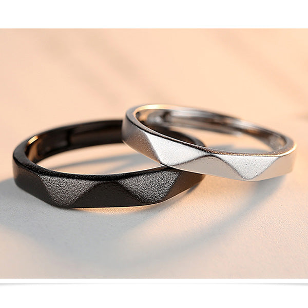 Engraved Relationship Promise Rings for Couples