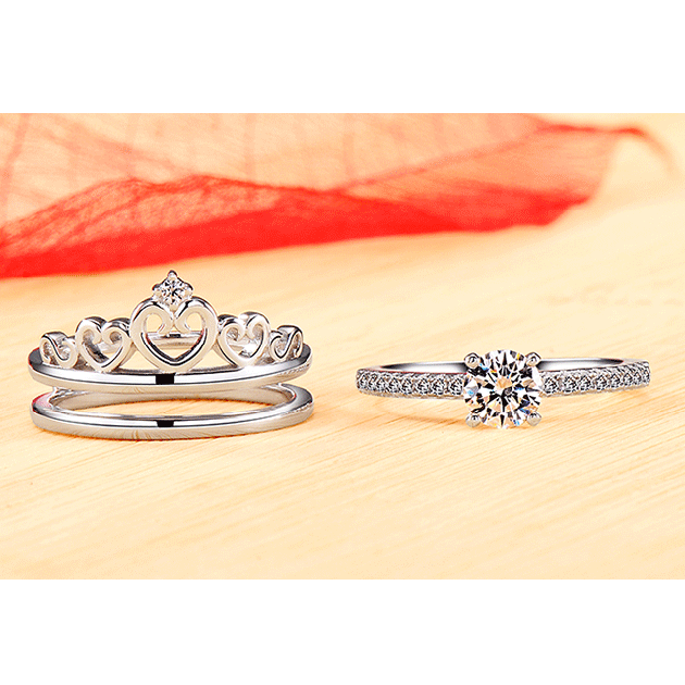 0.6ct Round Lab Diamond Womens Ring