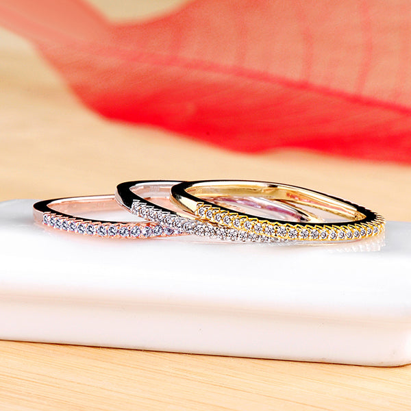 0.6 Carat Lab Diamond Marriage Ring for Women Set of 3