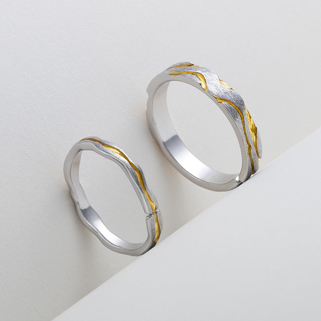 Promise Rings Christmas Gifts for Couples (Adjustable Size)