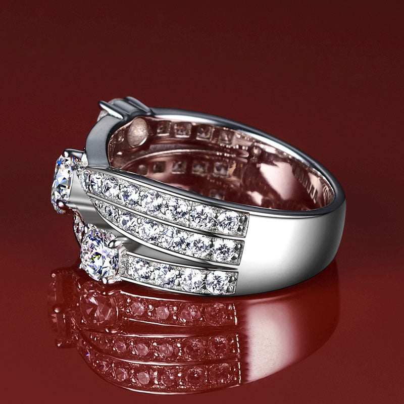Gemstone Trinity Custom Ring for Her