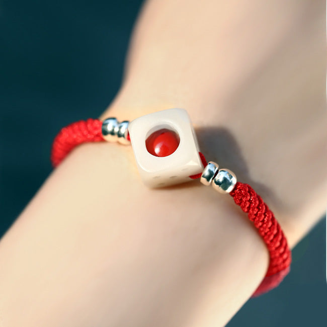 Matching Dice Friendship Bracelets Set