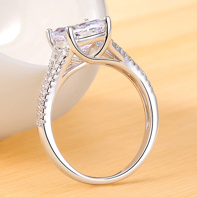 0.6 Carat Lab Diamond Marriage Ring for Her