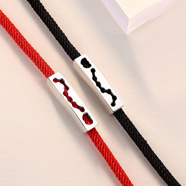 Matching Romantic Friendship Bracelets North Star Set