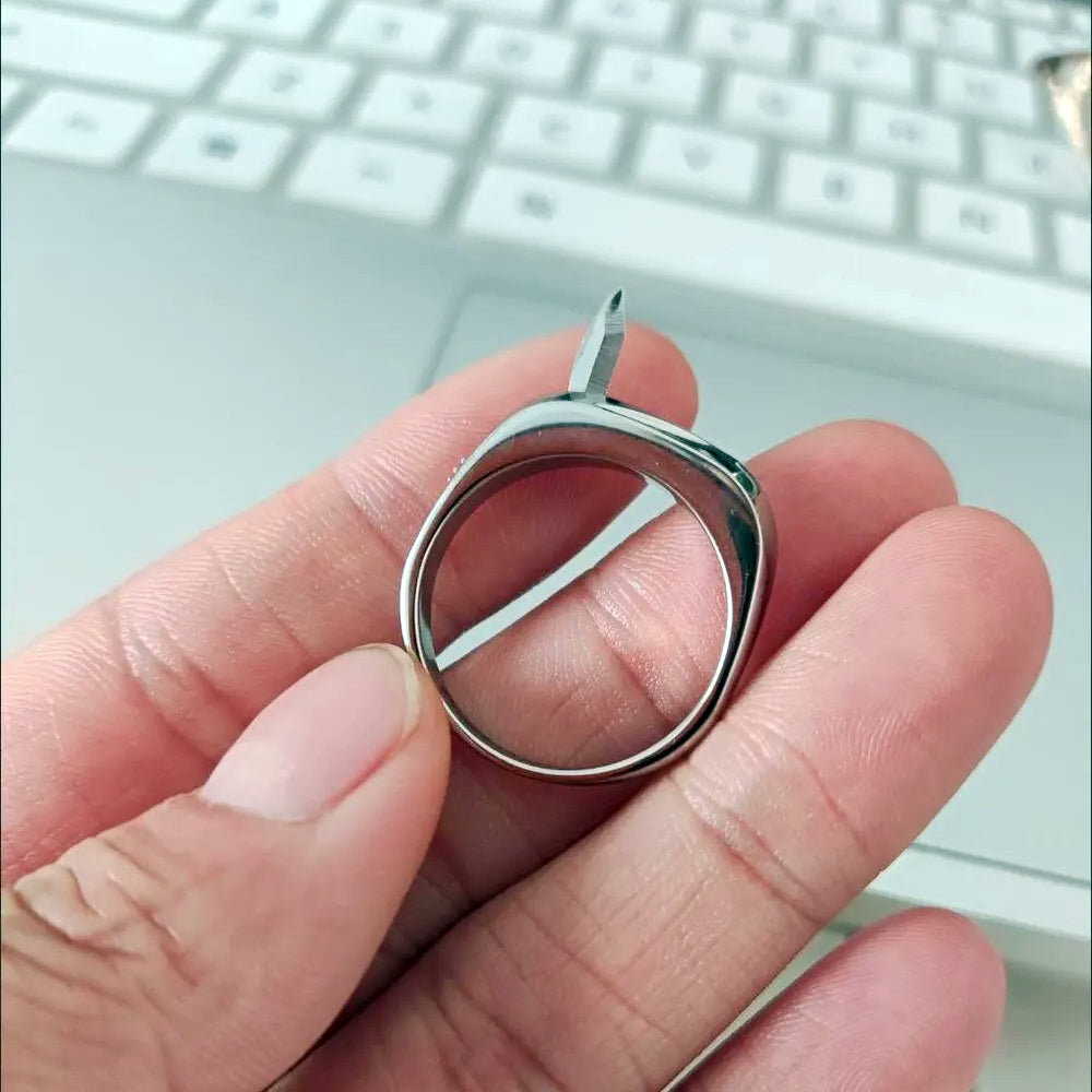 Gullei™ Custom Engraved Self Defense Unisex Ring