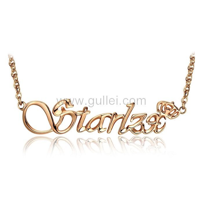 Crown Custom Name Necklace Birthday Gift for Her