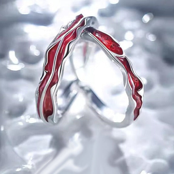 Engraved Couple Marriage Rings Matching Set