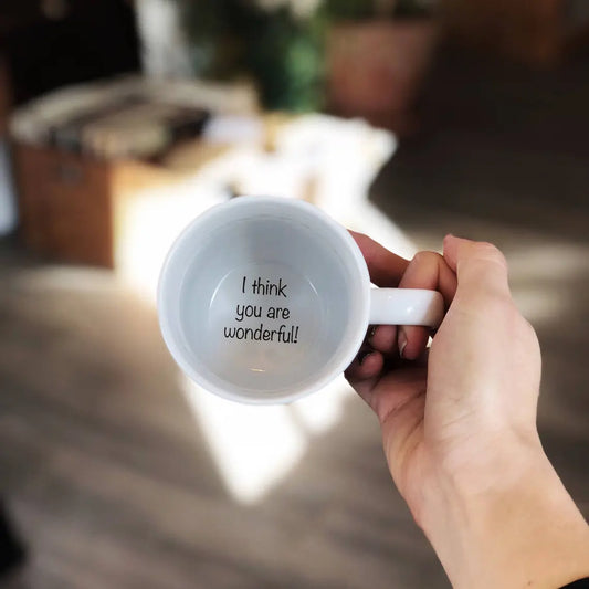 Gullei™ Custom Secret Message Engraved Coffee Mug