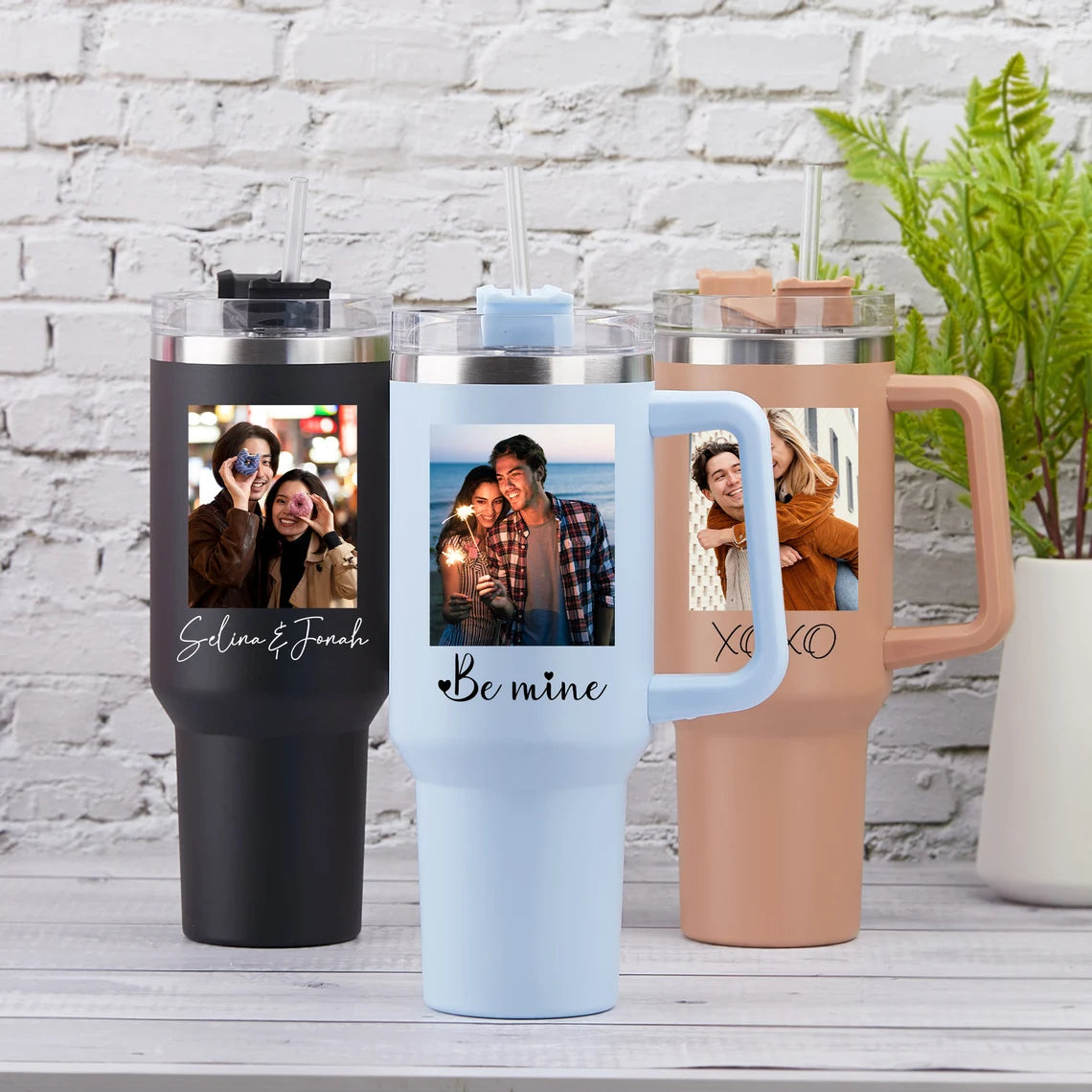Gullei™ Custom Couple Photo Tumbler
