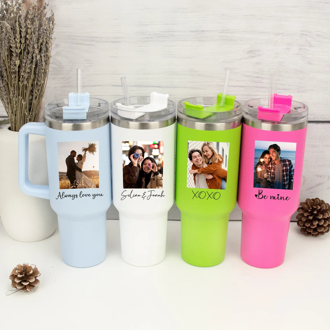 Gullei™ Custom Couple Photo Tumbler