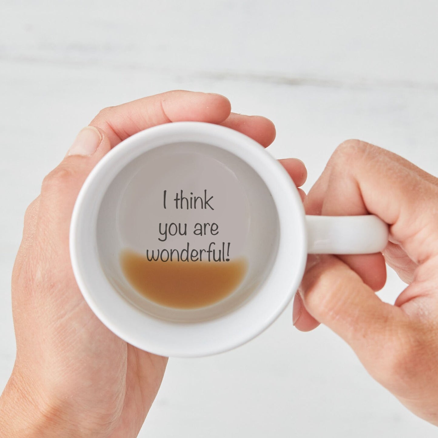 Gullei™ Custom Secret Message Engraved Coffee Mug