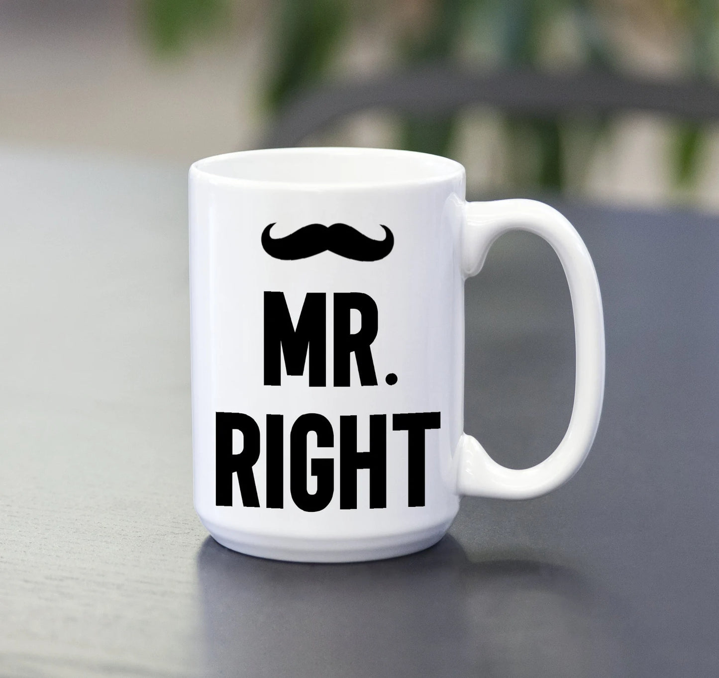 Gullei™ Mr Right Mrs Always Right Coffee Mug Set