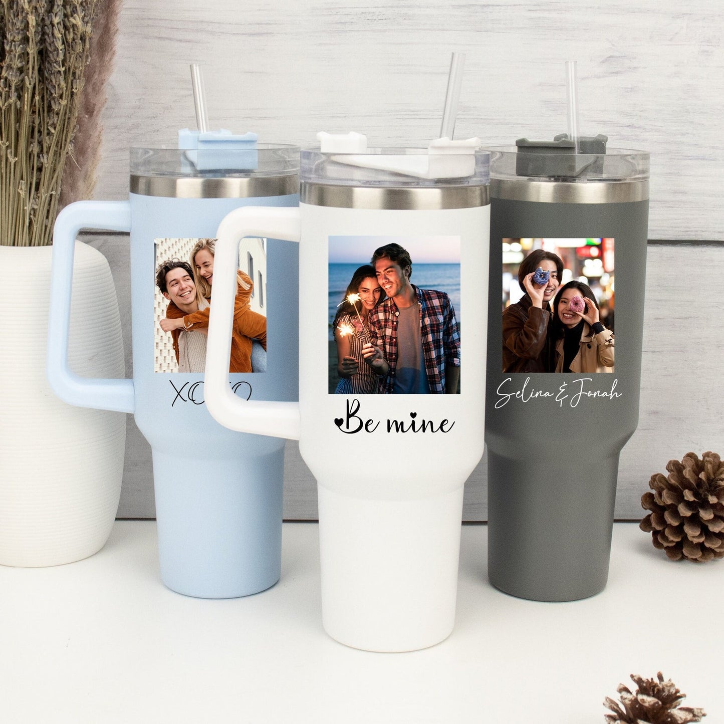 Gullei™ Custom Couple Photo Tumbler