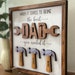 Gullei™ Personalized Handyman Decor Sign - Gift for Dad