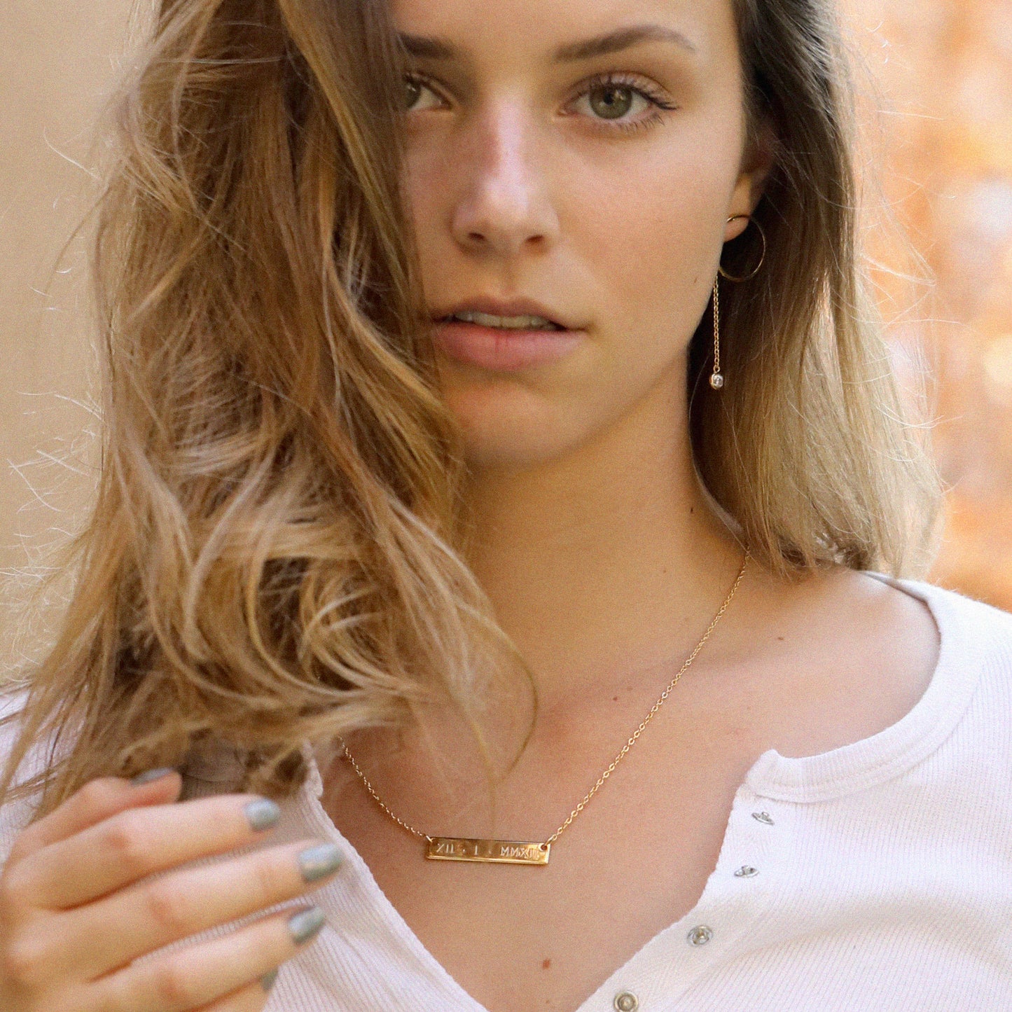 Personalized Nameplate Necklace for Gift for Girlfriend