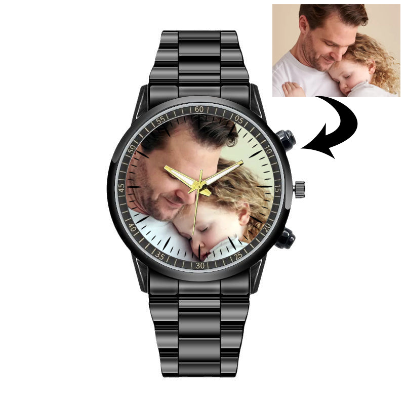 Gullei™ Custom Photo Watch - Personalized Father's Day, Birthday Gift