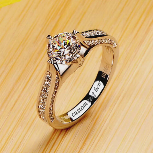 1 Carat Lab Grown Diamond Ring for Her