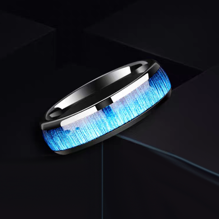 Engraved Unique Mens Marriage NFC Ring