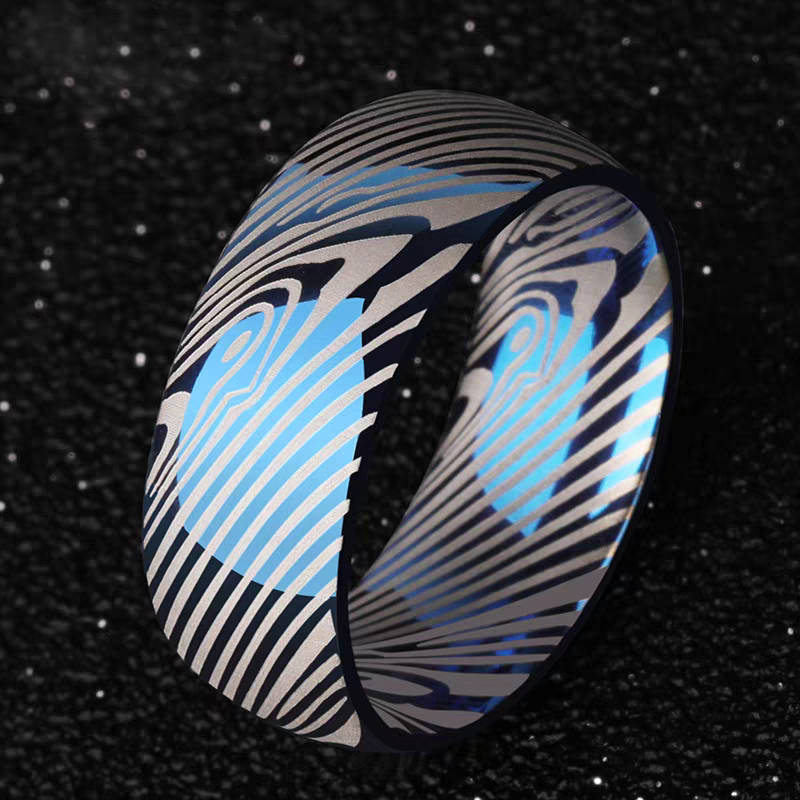 Unique Marriage Band for Men Tungsten