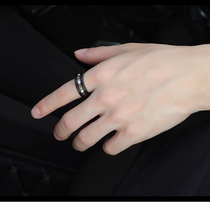 Unique Mens Wedding Band Tungsten Engravable