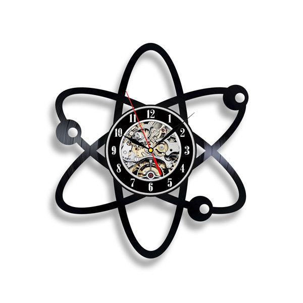 Gift for Scientist Physicist Vinyl Record Clock Gullei.com