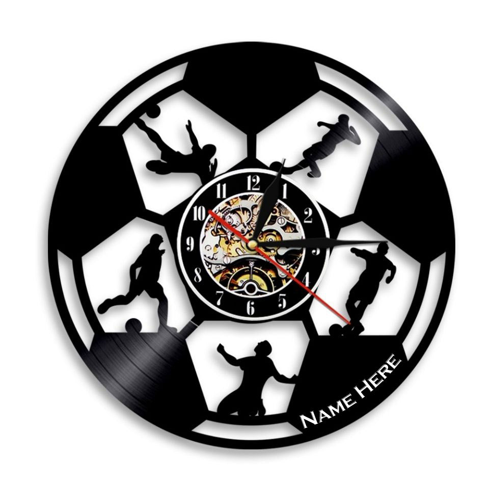 Wall Clock Gift for Soccer Coach Gullei.com