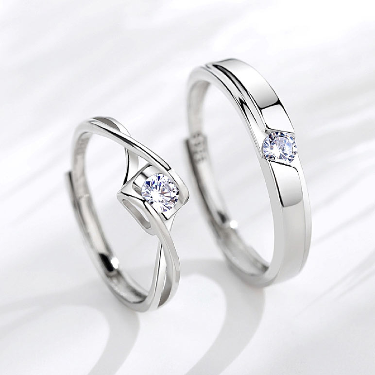 Custom Engraved Engagement Rings for Him and Her Gullei.com