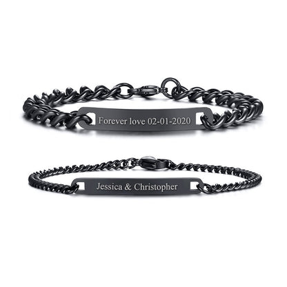 His and Hers Promise Bracelets Gift Set