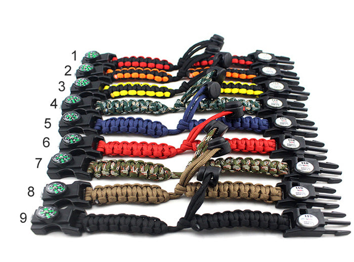 Survival Paracord Bracelet Gift for Adventure Lovers