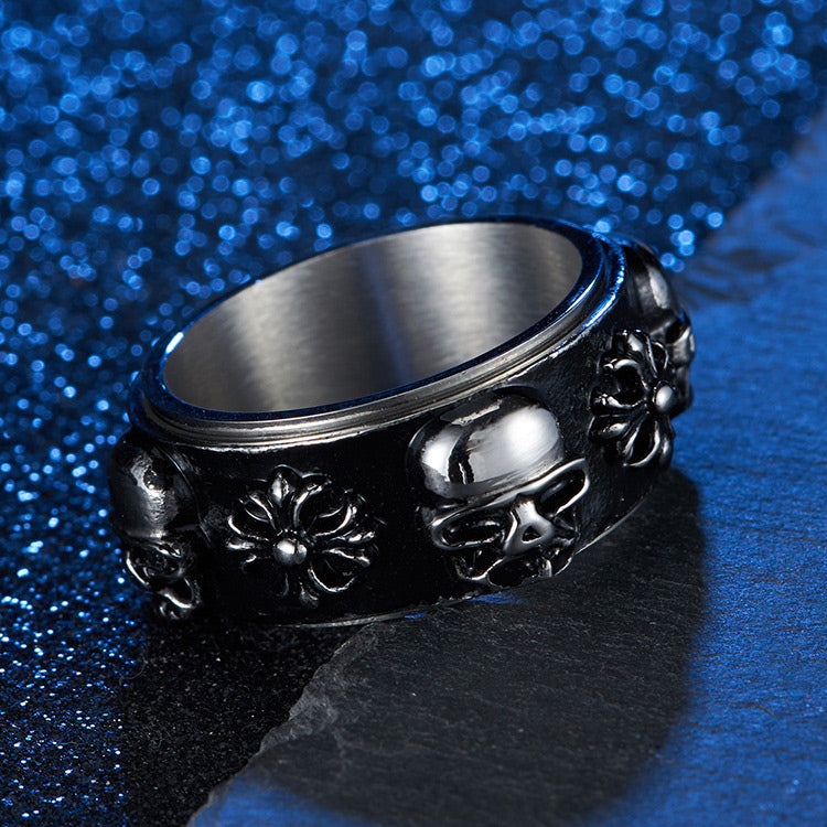 Custom Fidget Spinning Punk Ring