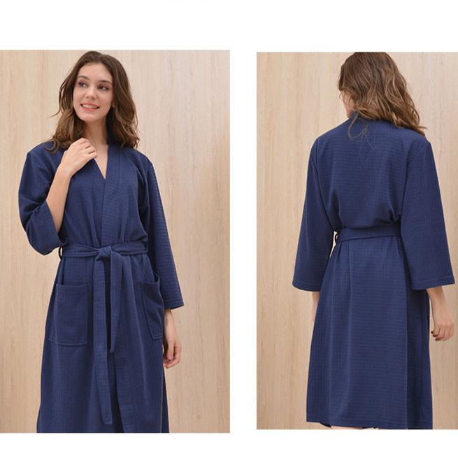 100% Polyester 2 Piece Long Robe Set for Couples