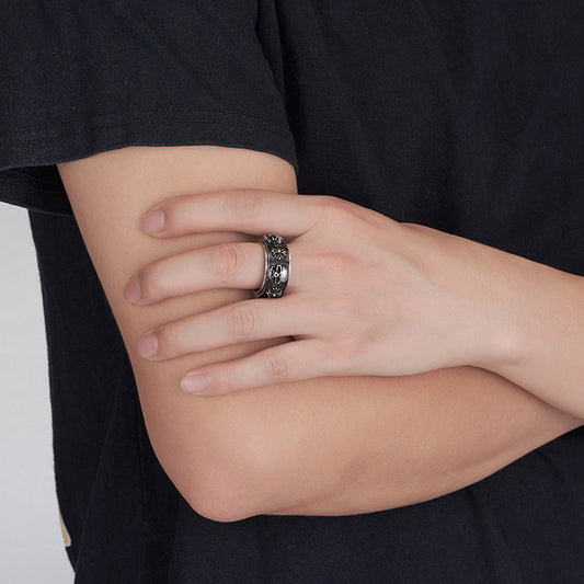 Custom Fidget Spinning Punk Ring