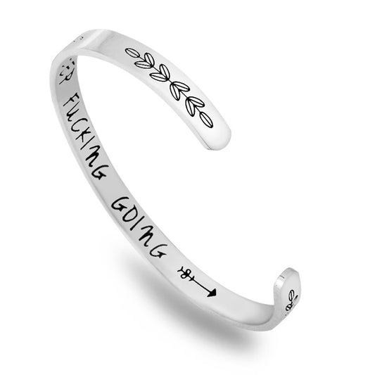 Inspirational Cuff Bracelet Gift for Women