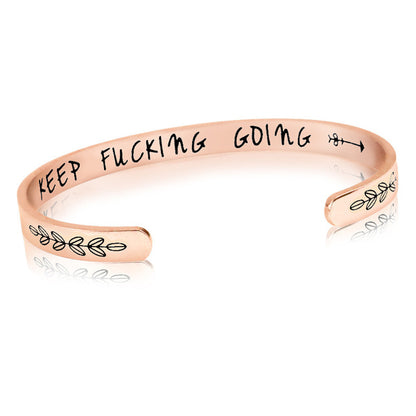 Inspirational Cuff Bracelet Gift for Women