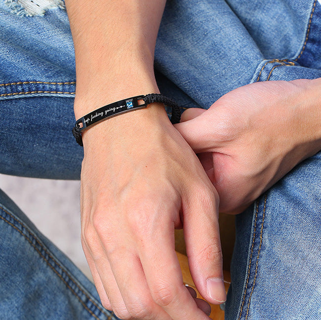 Matching Motivational Friendship Bracelets Set