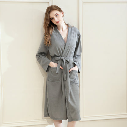 100% Premium Polyester 2 Piece Long Robe Set