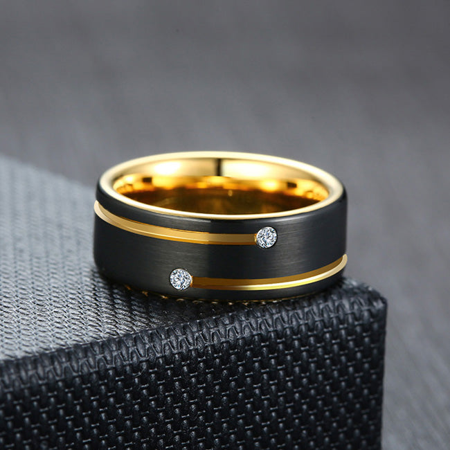 Custom Promise Ring Birthday Gift for Boyfriend 8mm