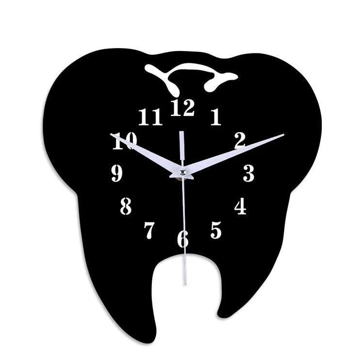 Dentist Clinic Themed Silent Wall Clock – Unique Design for Dental Professionals