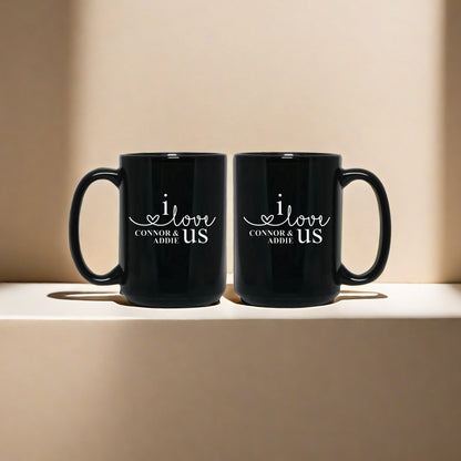 Custom Name Couple Coffee Mug